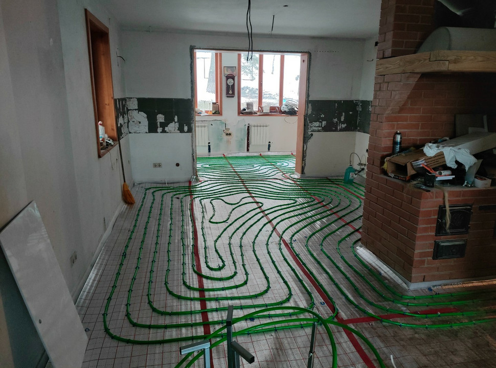 Реконструкция системы отопления, водоснабжения, канализации в доме площадью 450 м2. г. Красноярск. - 6